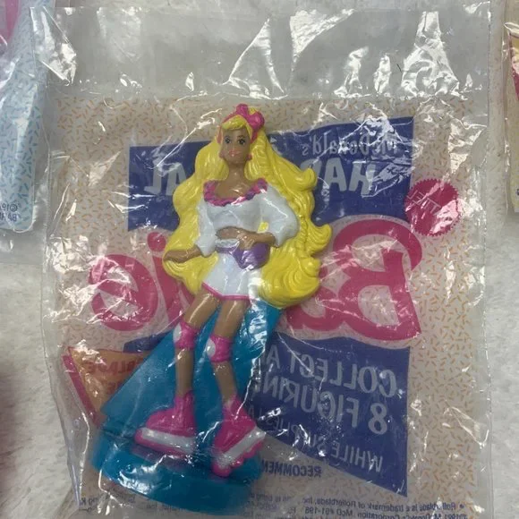 Vintage Mattel 1990’s McDonalds Barbie Happy Meal Kids Toys- Lot Of 5 - Picture 4 of 8